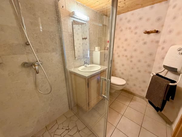 Second shower room with shower