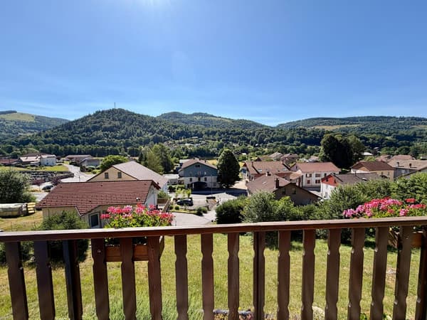 Panorama over the Vosges mountains